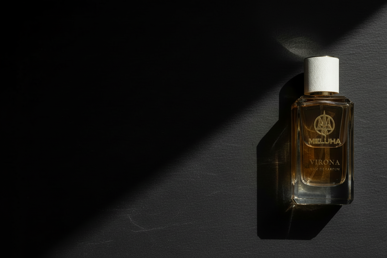 Virona hero - photorealistic with gold foil logo